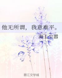 他無所謂，我意難平。封面